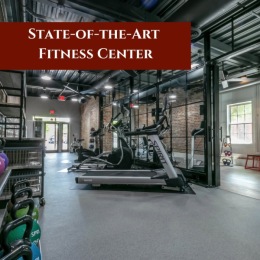 Get your workout on gym with exercise equipment